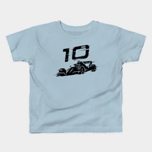 We Race On! 10 [Black] Kids T-Shirt